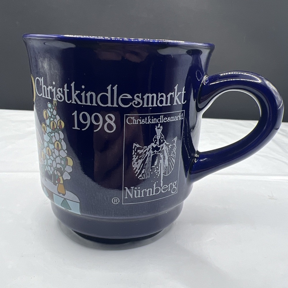 1998 Nuremberg Christmas Market Mug Gluhwein Cup Christkindlesmarkt Germany 6.8o